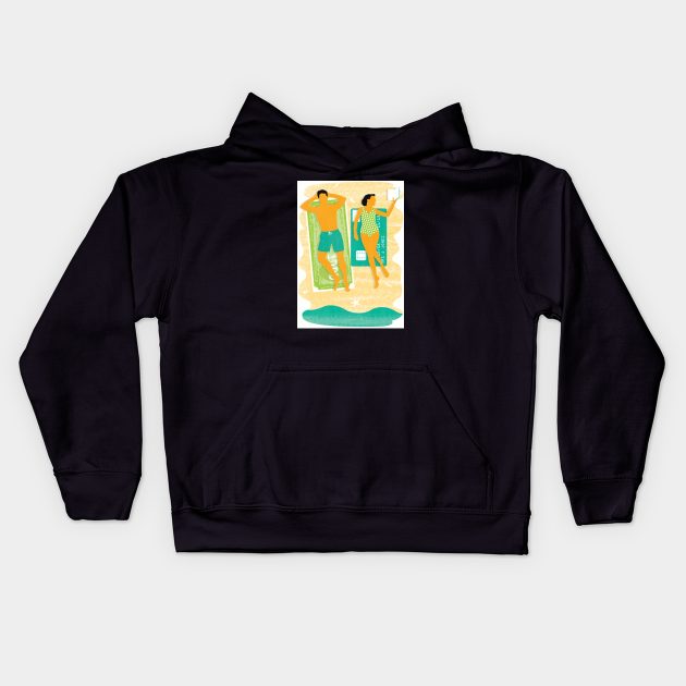 CSMA_holiday money Kids Hoodie by Neil Webb | Illustrator